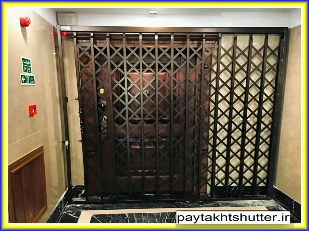 حفاظ آکاردئونی بهترین انتخاب برای امنیت آپارتمان