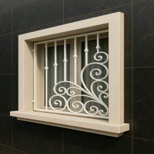 حفاظ پنجره مدل گل پیچ