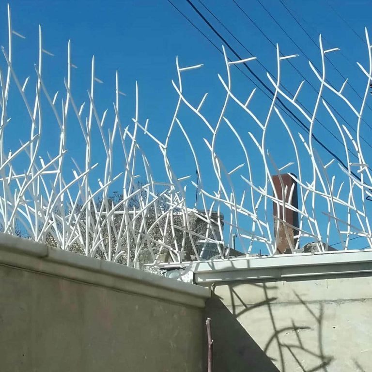 ساخت حفاظ شاخ گوزنی روی دیوار آپارتمانی و ویلا