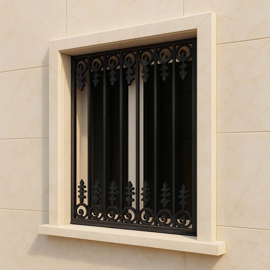 حفاظ قندیل دار آهنی پنجره