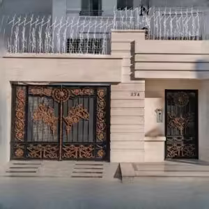 درب فلزی لادن فرفورژه لوکس