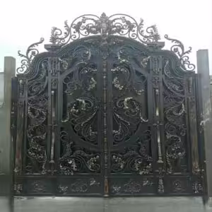 طراحی و ساخت درب پارکینگ فلزی