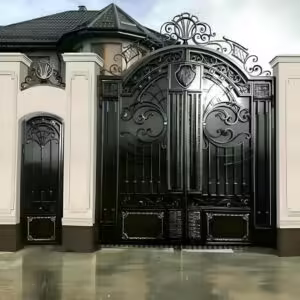 درب حیاط لاکچری فلزی مدرن