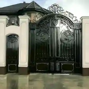 درب حیاط لاکچری فلزی مدرن