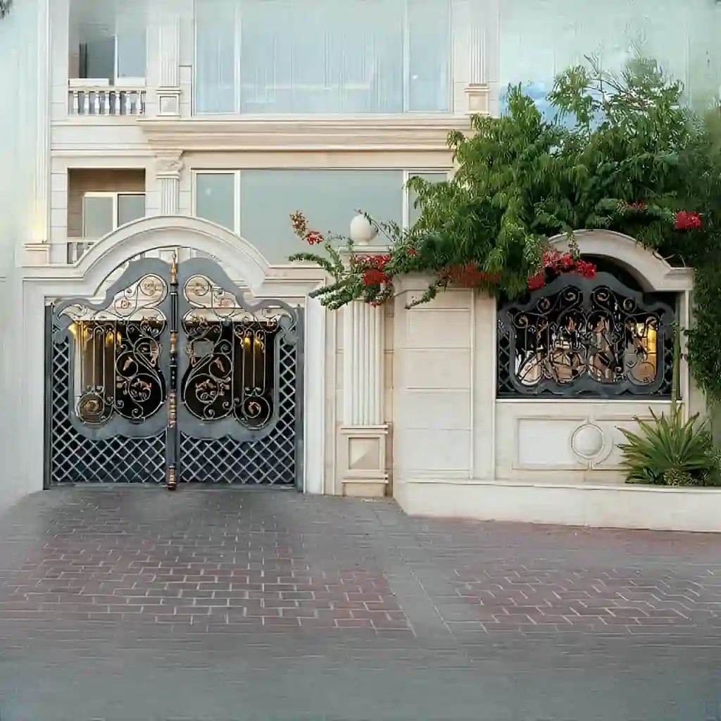 قیمت درب فلزی ارغوان ورودی پارکینگ