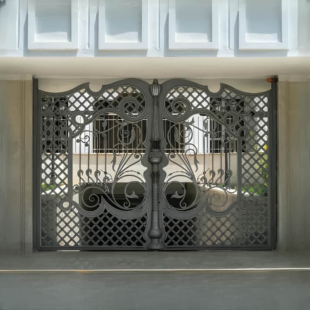 قیمت درب فلزی ارغوان ورودی پارکینگ