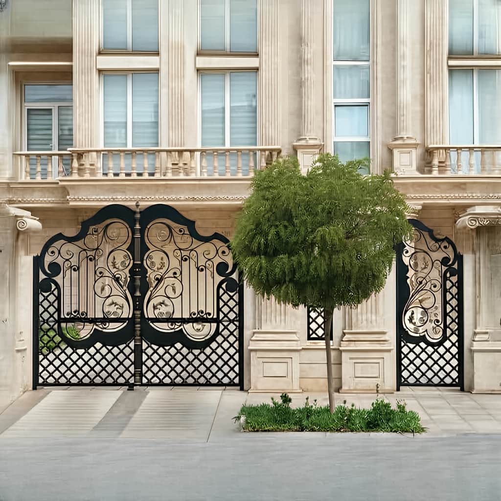 درب فلزی ارغوان لوکس کلاسیک