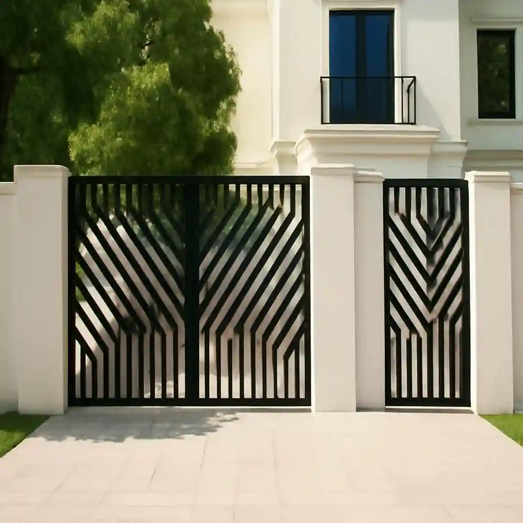 قیمت درب مدرن اسپاین مدرن حیاط