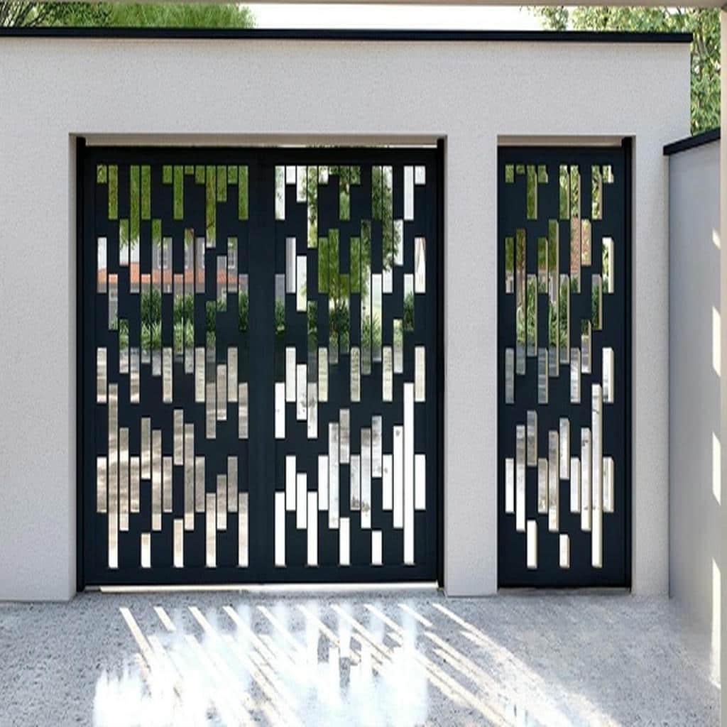 خرید درب مدرن جسیکا هماهنگ با نمای مدرن