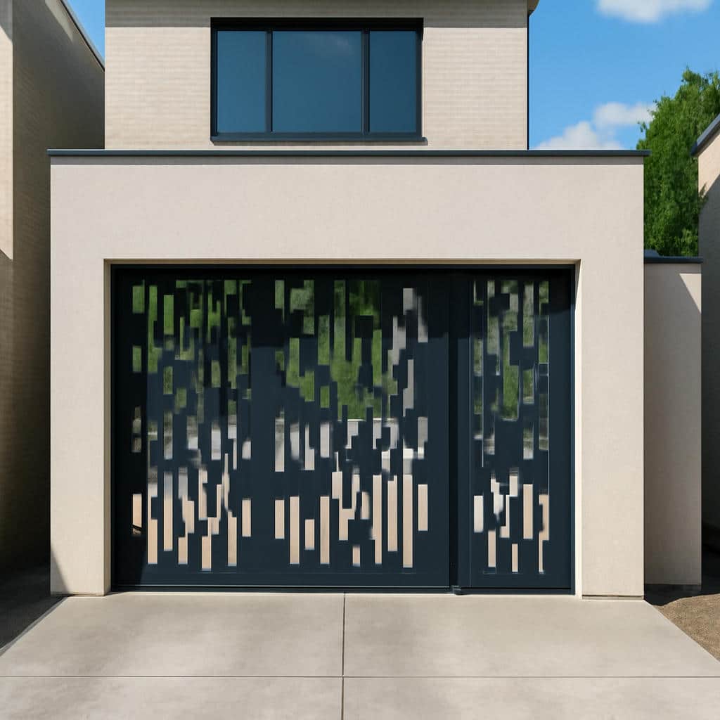 نصب درب مدرن جسیکا درب حیاط