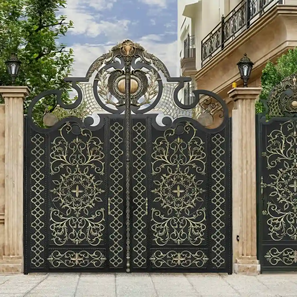 کارخانه ساخت درب فلزی میخک فرفورژه کلاسیک مقاوم