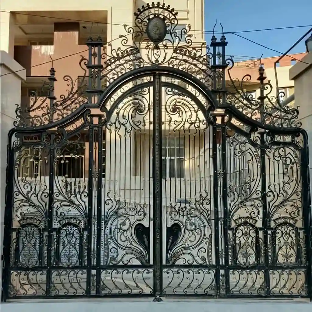 خرید درب ویلایی فرفورژه با رنگ کوره ای