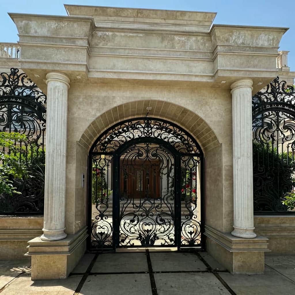 خرید درب ویلایی فرفورژه لوکس مدرن