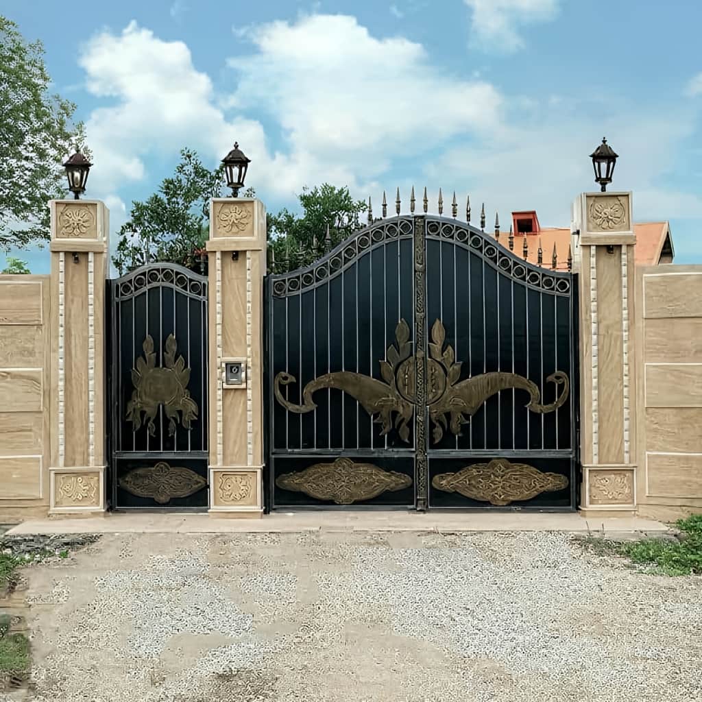 کارخانه درب فلزی چناران cnc برجسته