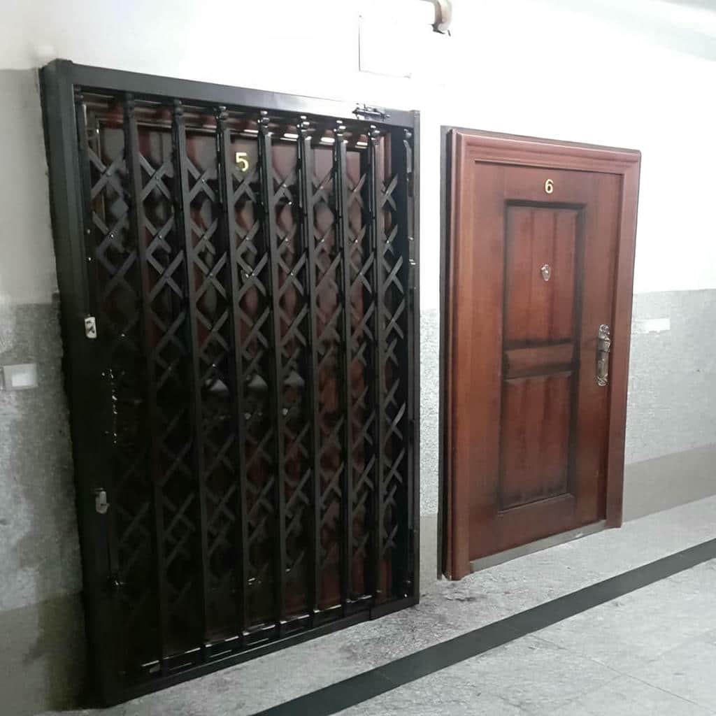 قیمت درب آکاردئونی حفاظ فلزی چهارگل در سنندج
