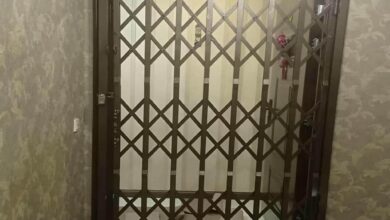 درب آکاردئونی در فردیس کرج