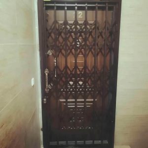 درب آکاردئونی حفاظ فلزی در همدان