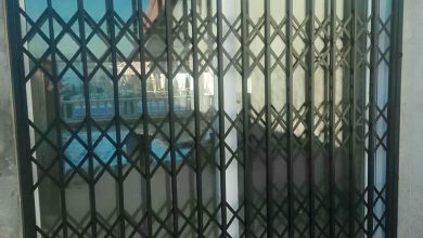 درب آکاردئونی حفاظ فلزی در هشتگرد