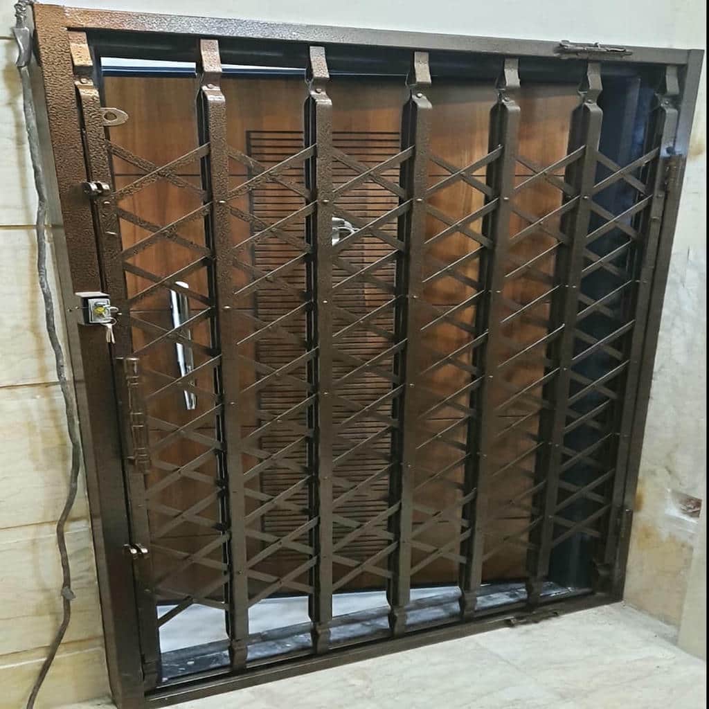 فروش درب آکاردئونی حفاظ فلزی ضدسرقت در کرج