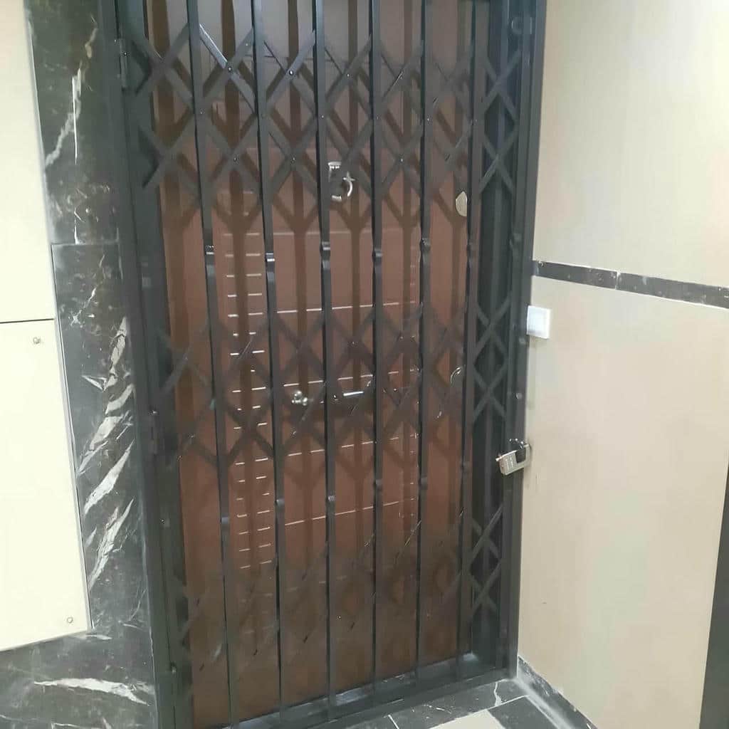 فروش درب آکاردئونی حفاظ فلزی ضدسرقت در ملارد