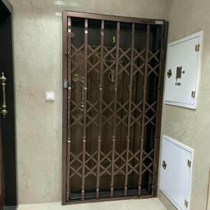 درب آکاردئونی حفاظ فلزی در فشم