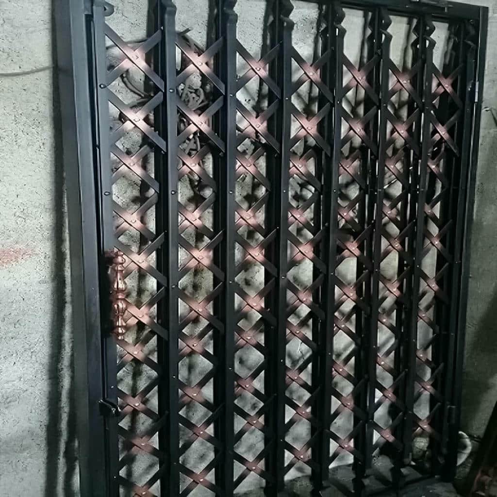 قیمت درب آکاردئونی حفاظ فلزی چهارگل در کردان
