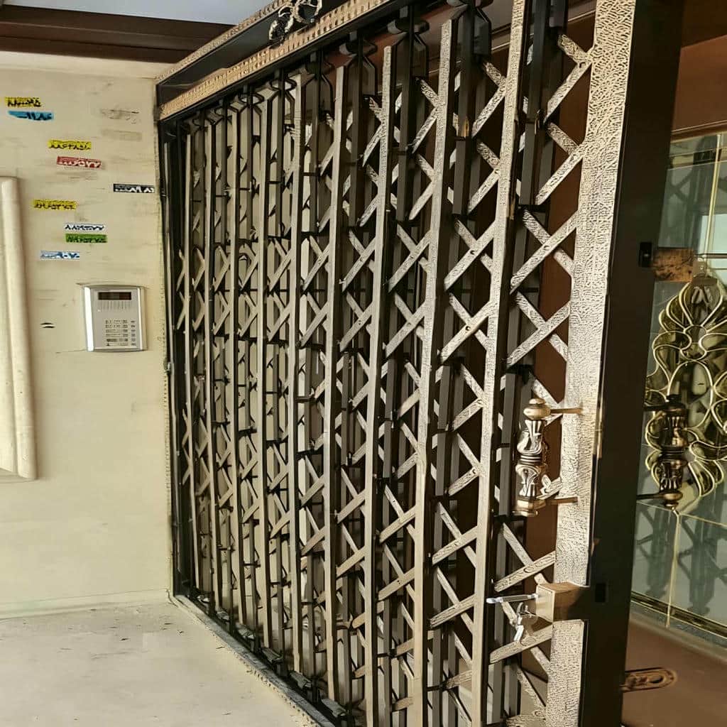 درب آکاردئونی در ایلام