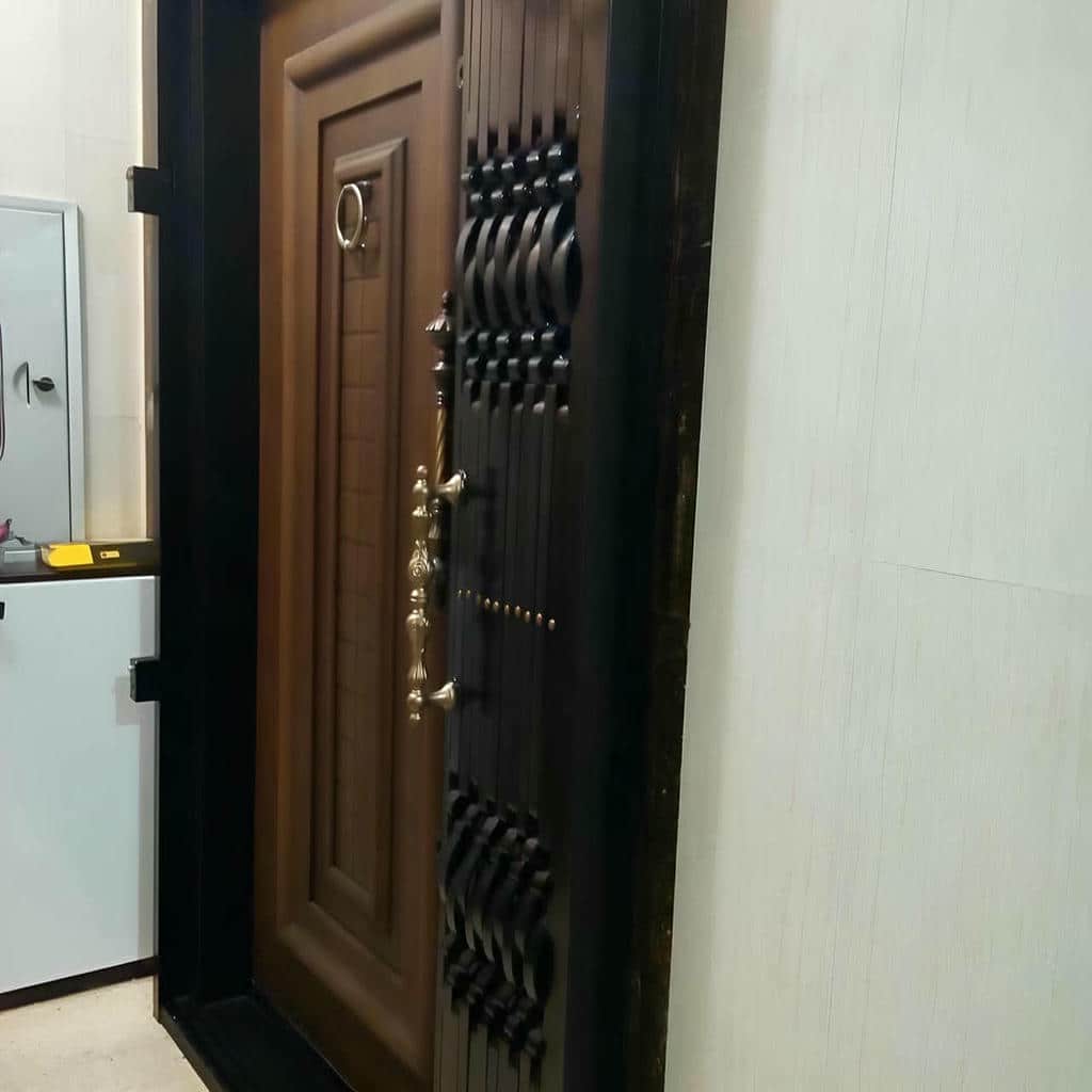 درب آکاردئونی حفاظ فلزی در گرگان