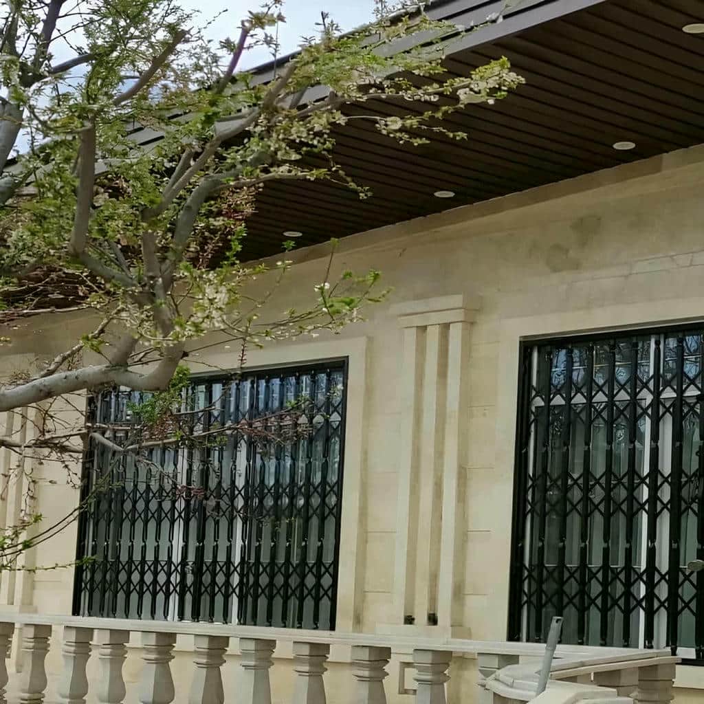 کارخانه درب آکاردئونی حفاظ فلزی قفل ایمن در ساوه