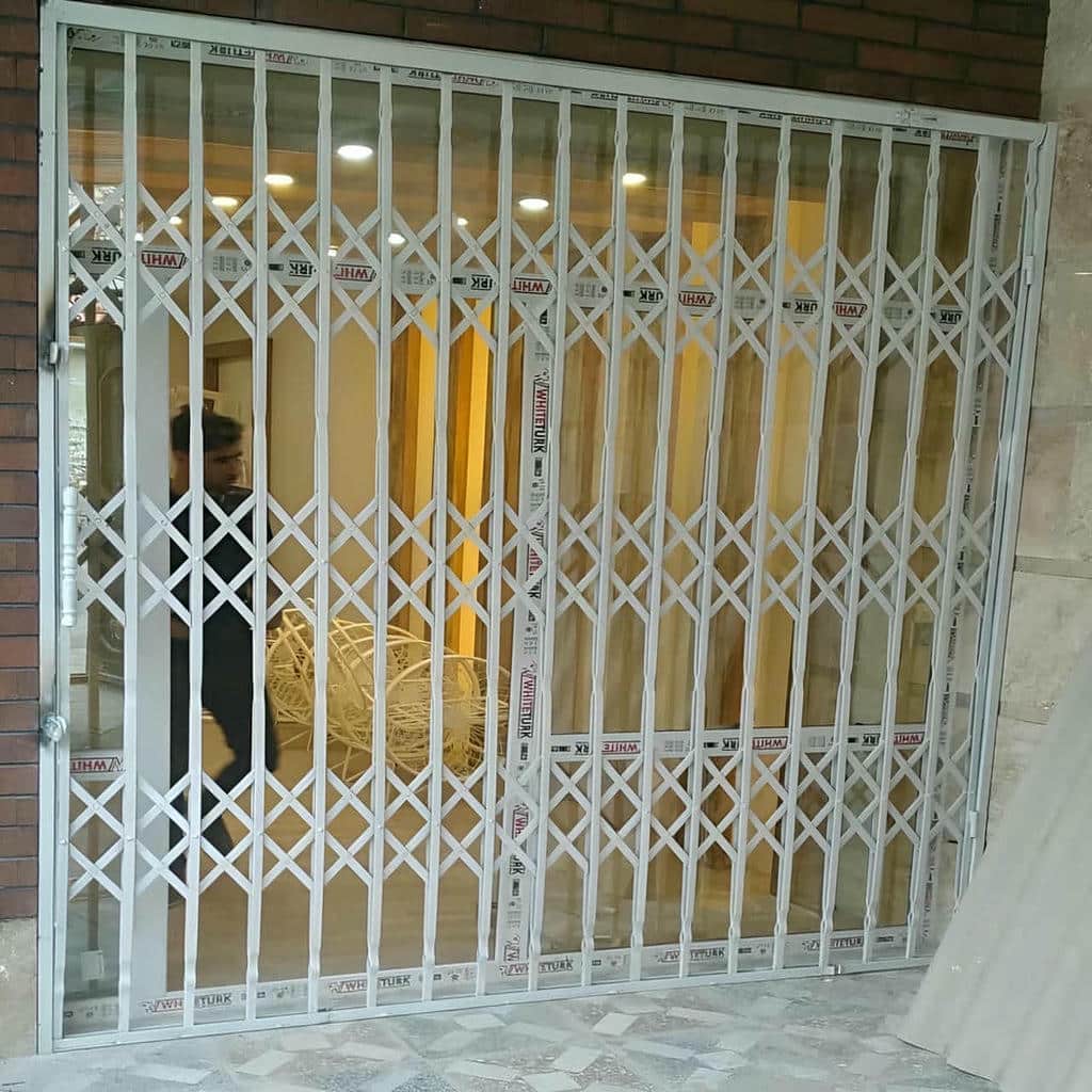 فروش درب آکاردئونی حفاظ فلزی ضدسرقت در کرمان
