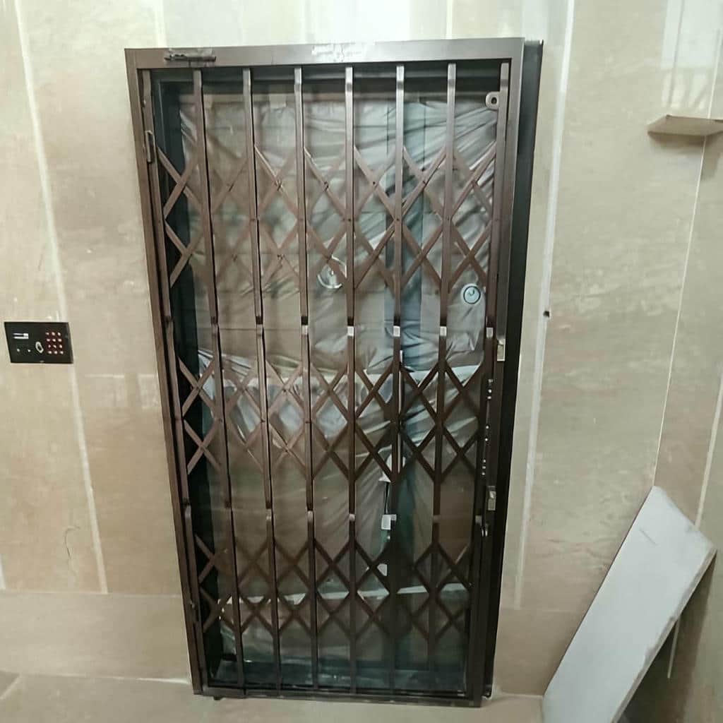 قیمت درب آکاردئونی فلزی چهارگل در تبریز