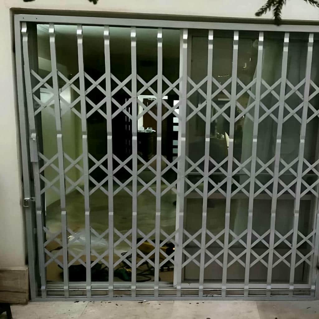 کارخانه درب آکاردئونی حفاظ فلزی تقویت شده در فیروزکوه