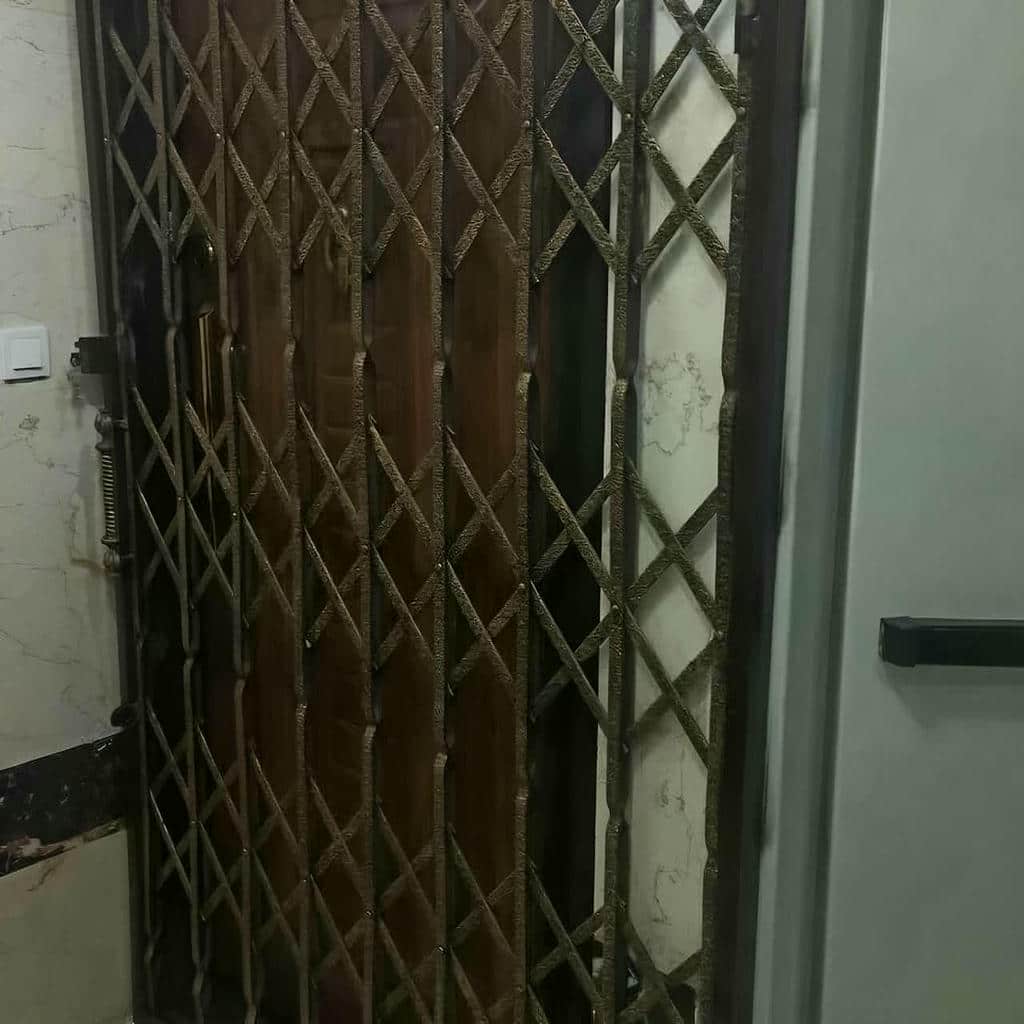 قیمت درب آکاردئونی حفاظ فلزی چهارگل در بابل