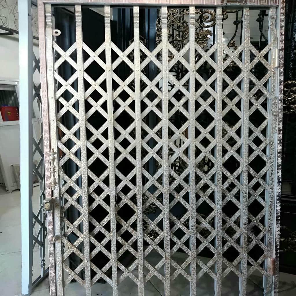 کارخانه درب آکاردئونی فلزی قفل ایمن در استان خوزستان