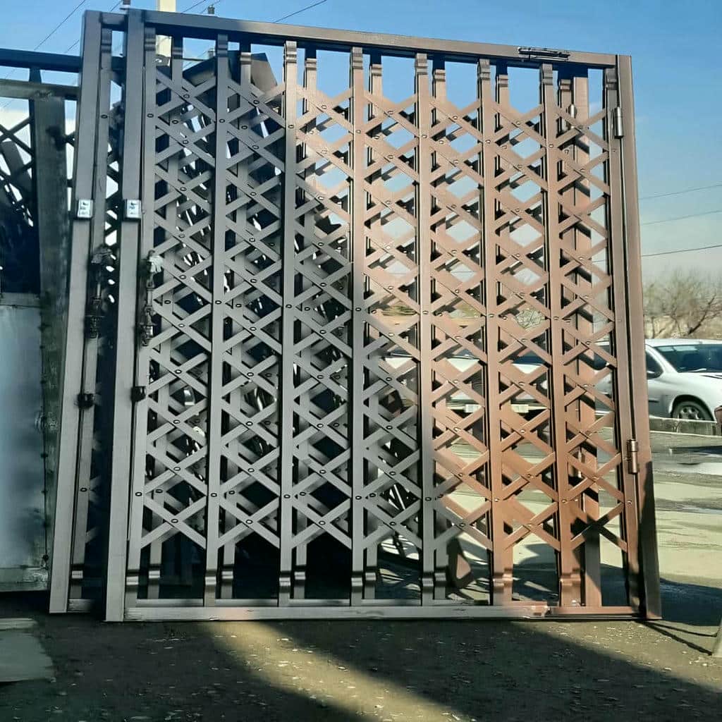 کارخانه درب آکاردئونی حفاظ فلزی تقویت شده در بجنورد