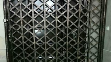 درب آکاردئونی فلزی در کمال شهر