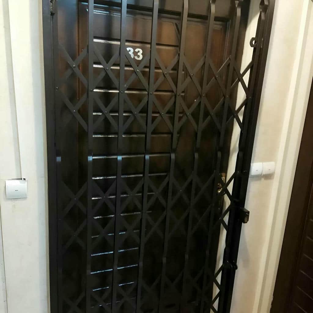 قیمت درب آکاردئونی فلزی چهارگل در آبادان