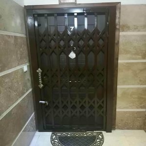 درب آکاردئونی حفاظ فلزی در آبسرد