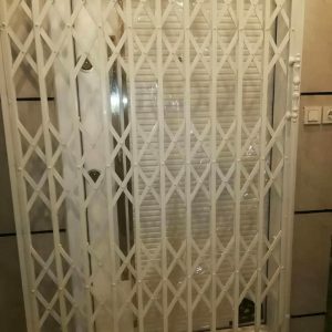 درب آکاردئونی حفاظ فلزی در آمل