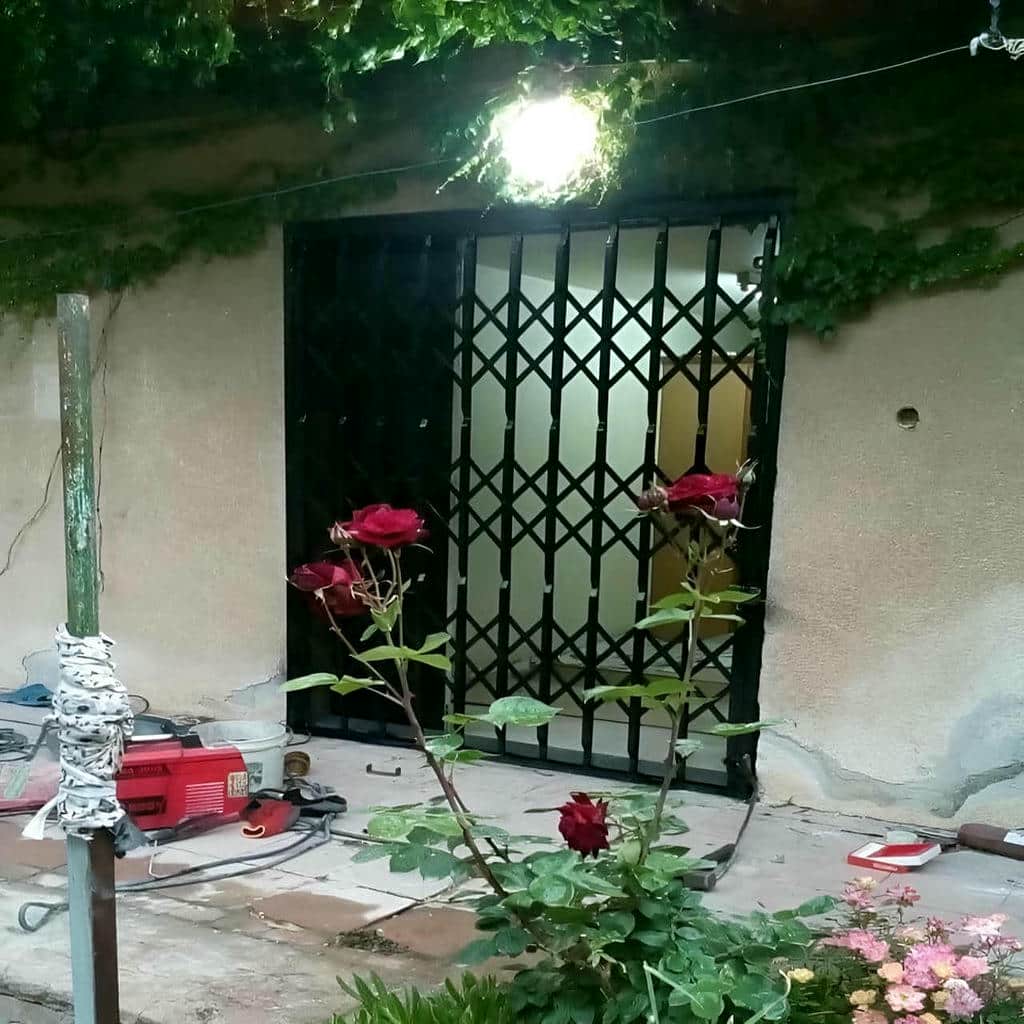 کارخانه درب آکاردئونی حفاظ فلزی تقویت شده در اشتهارد