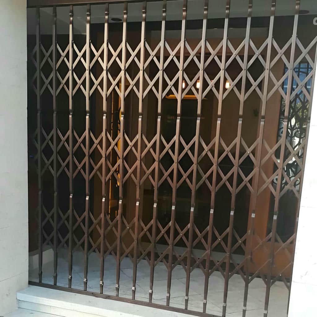 کارخانه درب آکاردئونی حفاظ فلزی قفل ایمن در چابهار