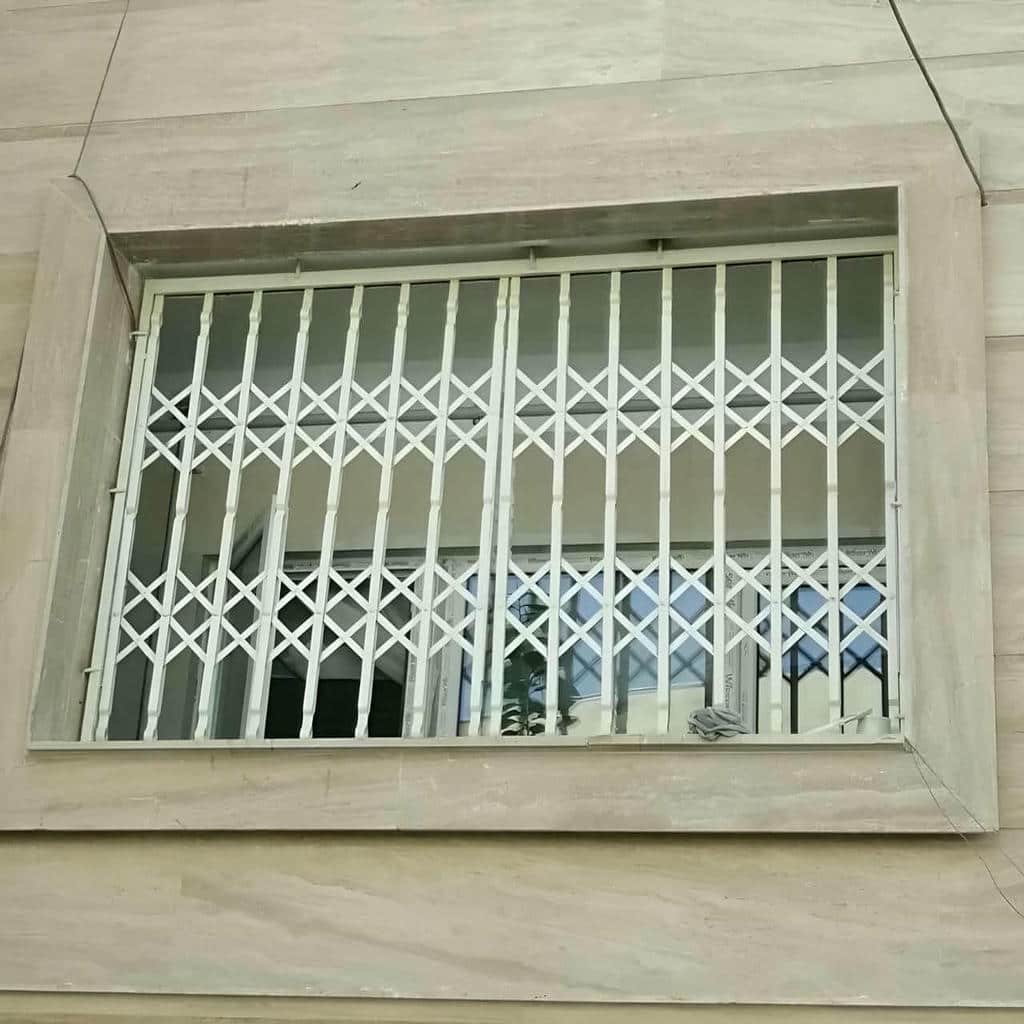 درب آکاردئونی حفاظ فلزی در اشتهارد