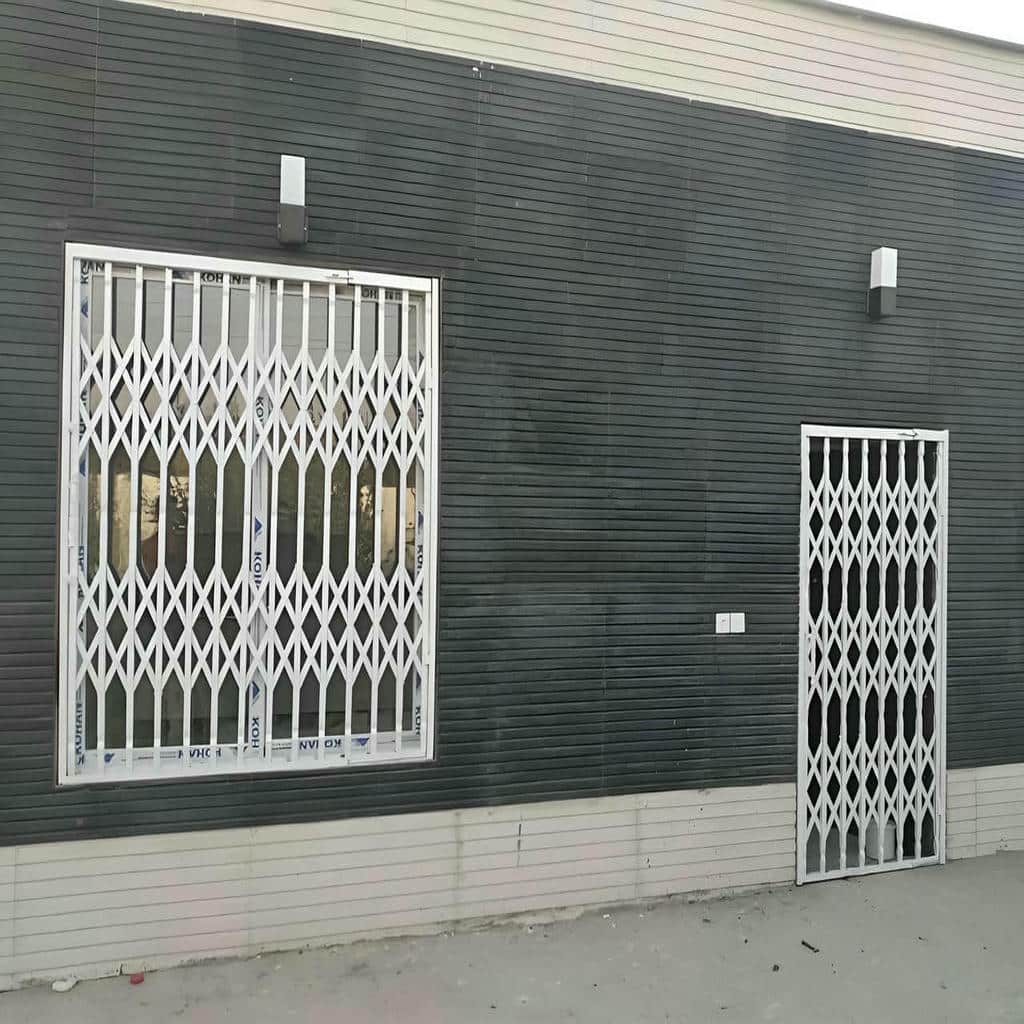 کارخانه درب آکاردئونی حفاظ فلزی تقویت شده در شهریار