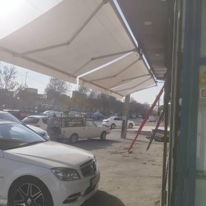 سایبان برقی در کرمان