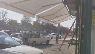 سایبان برقی در کرمان