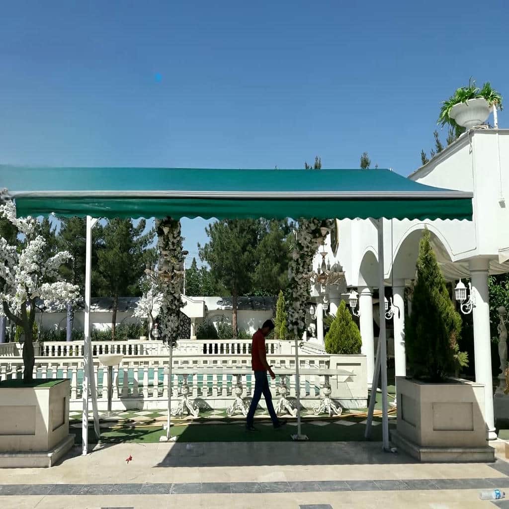 نصب سایبان برقی ریموت دار در بابل