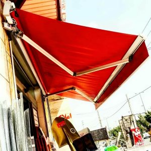 سایبان برقی در گرگان