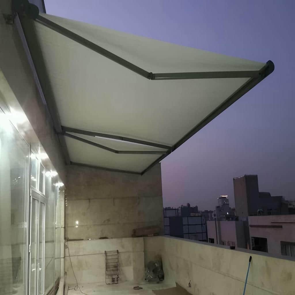 نصب سایبان برقی ریموت دار در قائمشهر