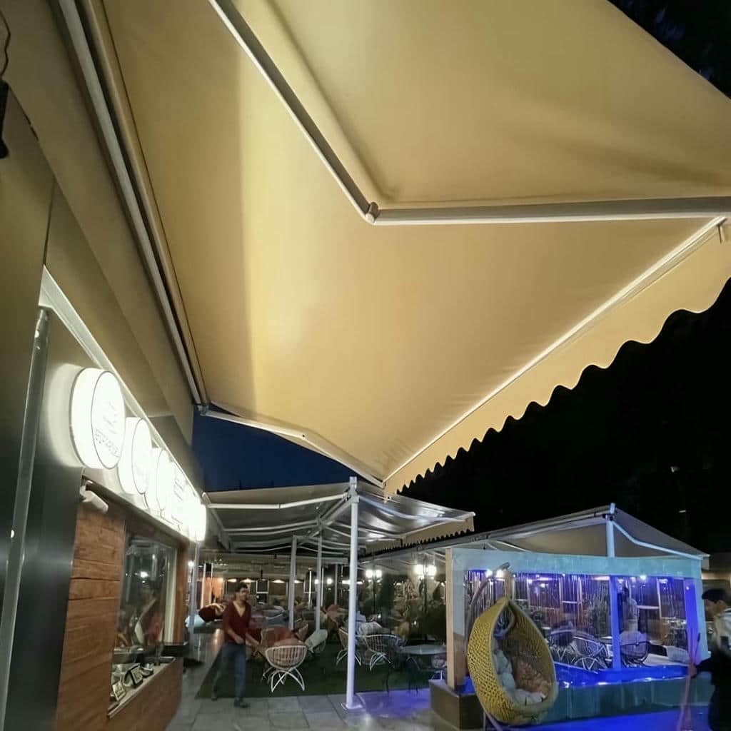 سایبان برقی در ساوه