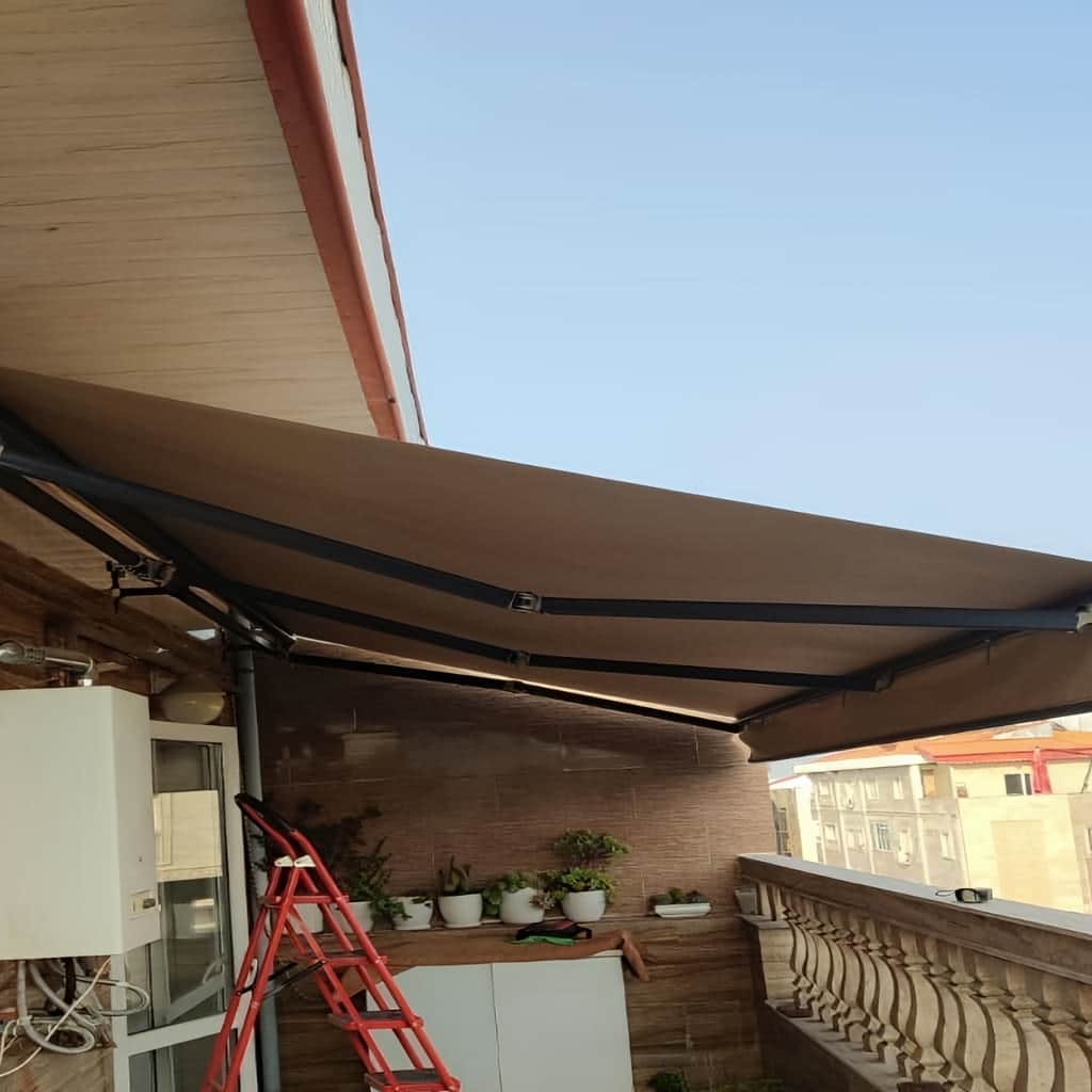 سایبان برقی در چابهار